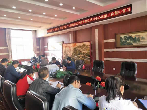 隴運(yùn)集團(tuán)公司召開“不忘初心、牢記使命”主題教育讀書班暨理論學(xué)習(xí)中心組第三次、第四次集中學(xué)習(xí)會議